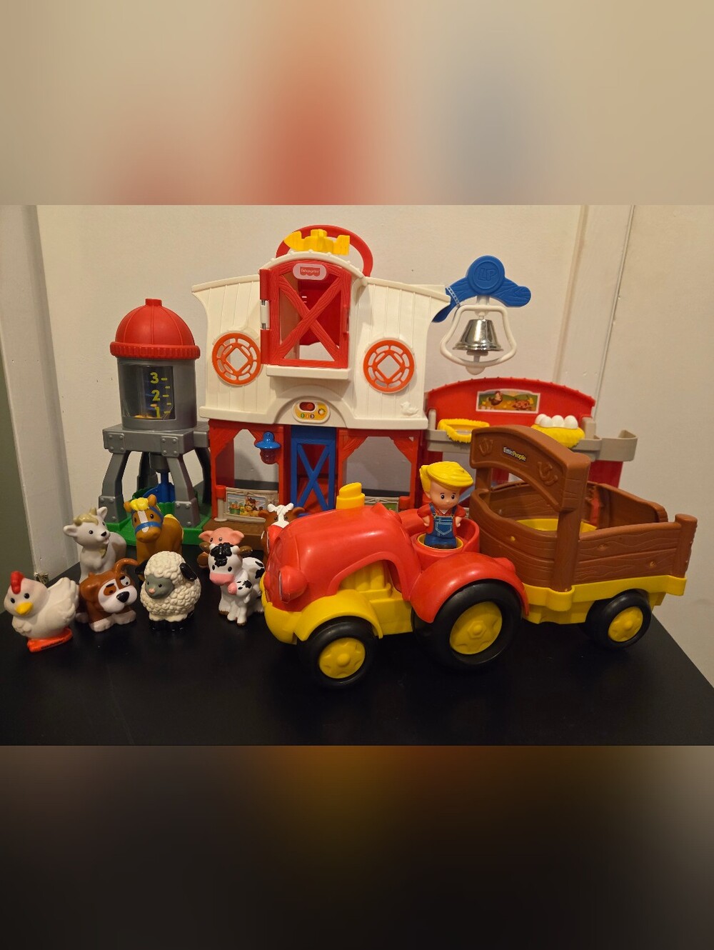 Little People Farm With Red Tractor And Animals